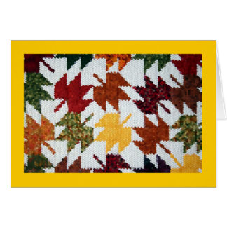 Amish Leaves Cards