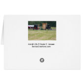 Amish Life Cards (Back Horizontal)