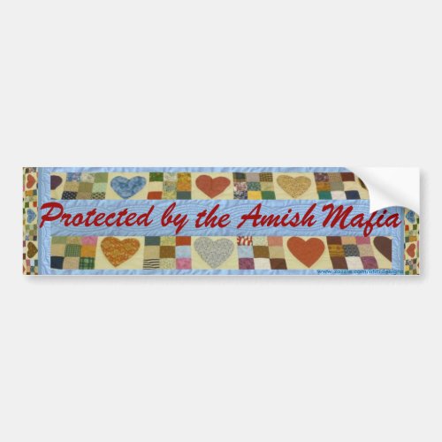 Amish Mafia Protection Bumper Sticker Bumper Sticker