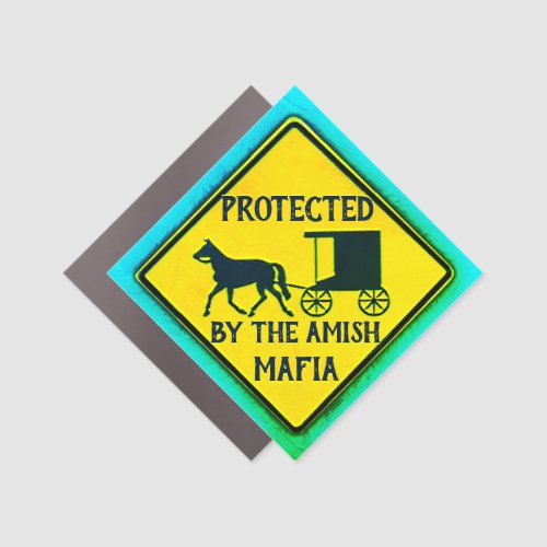 Amish Mafia Ride Safe Car Magnet