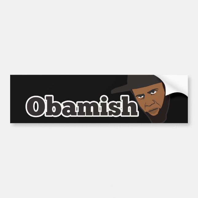 Amish Obama Bumper Sticker (Front)