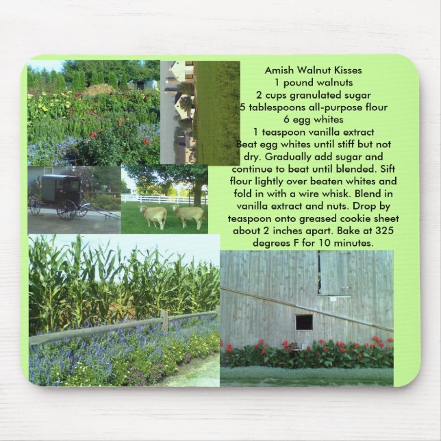 Amish Recipes Mouse Pad (Front)