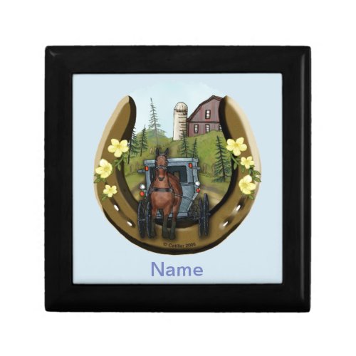 Amish Road Trip custom name Gift Box