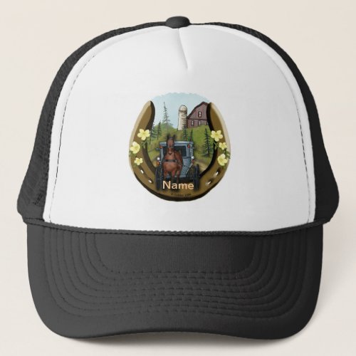 Amish Road Trip custom name hat
