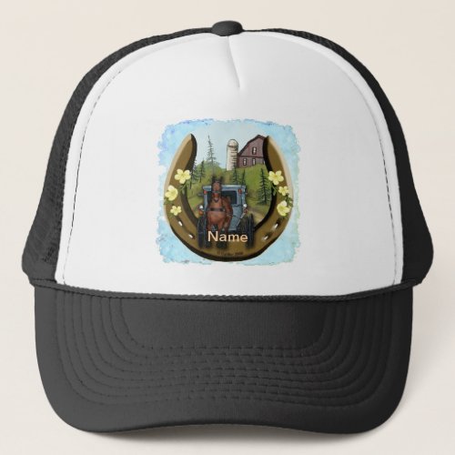 Amish Road Trip custom name hat