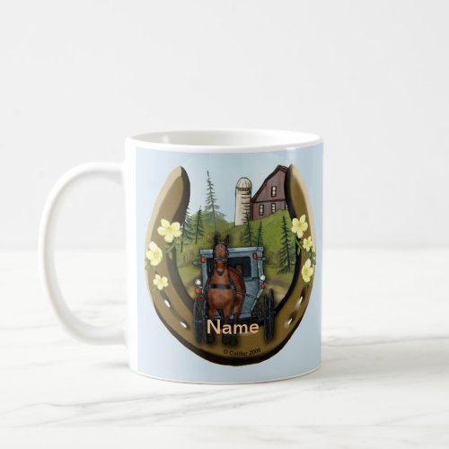 Amish Road Trip custom name  mug