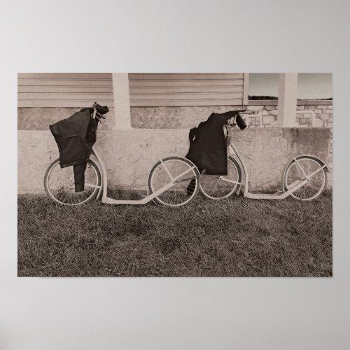 Amish Scooters Print
