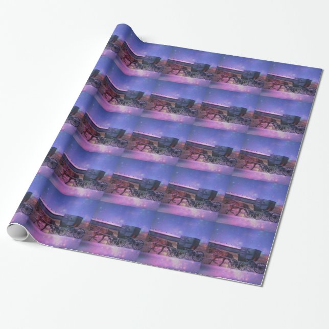 amish space wrapping paper (Unrolled)