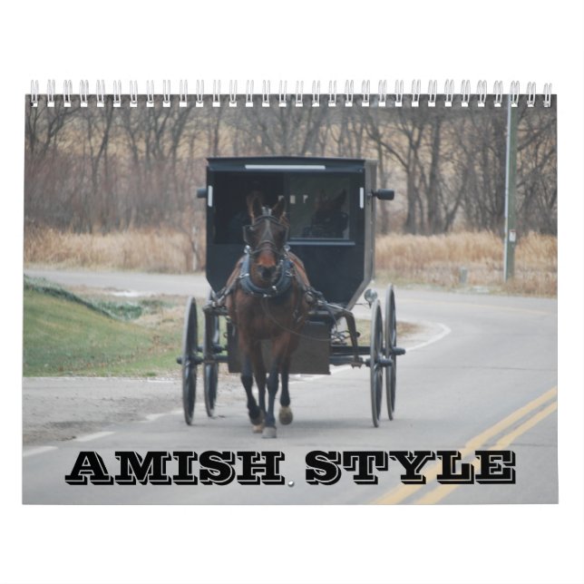 Amish Style Calendar (Cover)