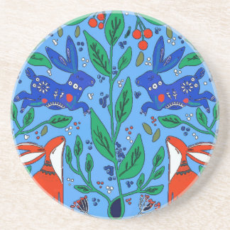 Amish Style Rabbit Drink Coaster