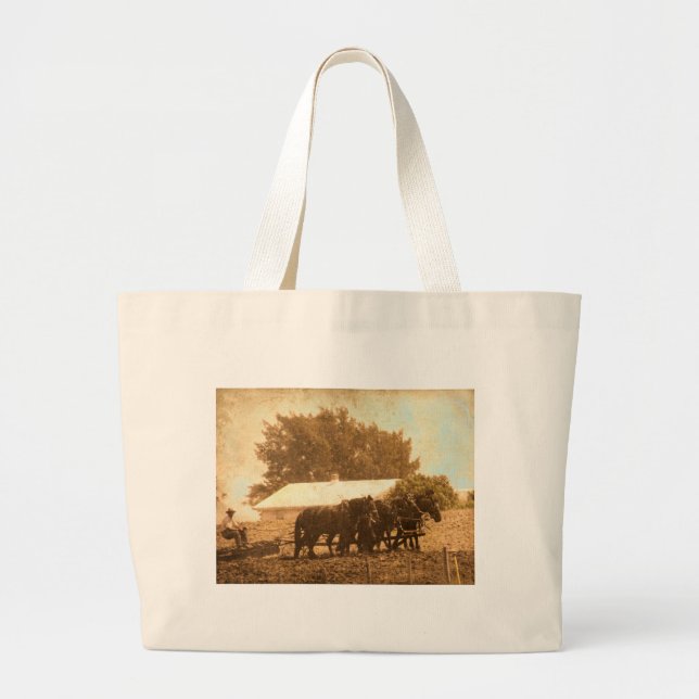 Amish Team Large Tote Bag (Front)
