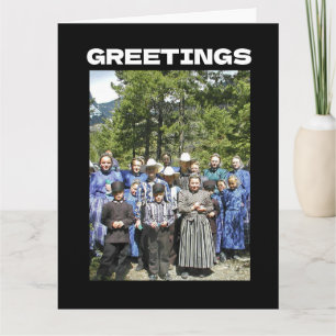 AMISH THANKSGIVING FUNNY GREETING CARD