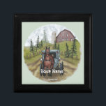 Amish Town Day Gift Box<br><div class="desc">Amish Buggy Town Day gift box, t-shirts and gifts by ArtMuvz Illustration. Matching Amish Buggy t-shirt for birthday and christmas gift. Amish horse and buggy t-shirt, gifts, apparel. To personalize add your name or add text instead. Customize this amish gift box to make it uniquely yours or to give as...</div>