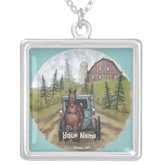 Amish Town Day necklace (Front)