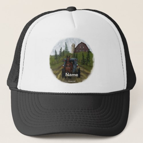 Amish Town Day Trucker Hat