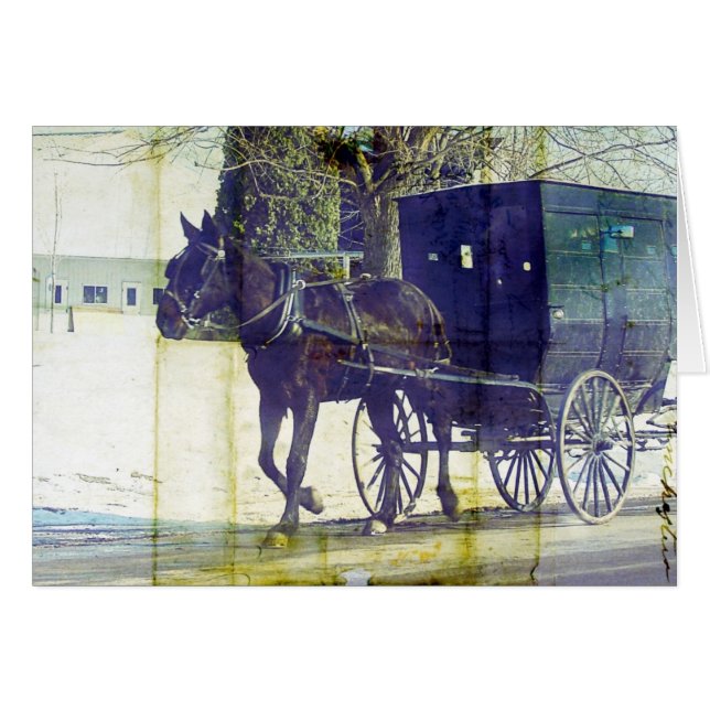 Amish Travel Cards (Front Horizontal)