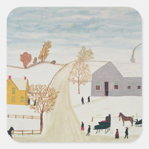 Amish Village Square Sticker