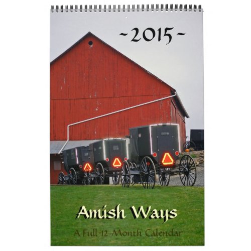 Amish Ways Calendar