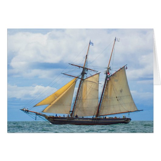 Amistad Under Sail Cards (Front Horizontal)