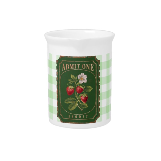 Amit one -Strawberry Beverage Pitcher (Front)