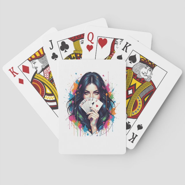 AMITA | Infinite Luck | Poker Muse Poker Cards (Back)