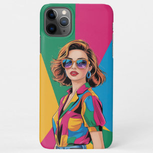 AMITA   Retro Color Pop Style Girl  iPhone 11Pro Max Case