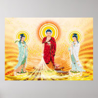Amitabha Buddha and Bodhisattva