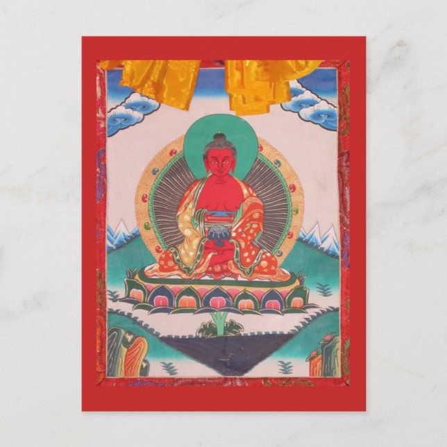 Amitabha Buddha Postcard (Front)