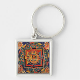 Amitayus Mandala Keychain