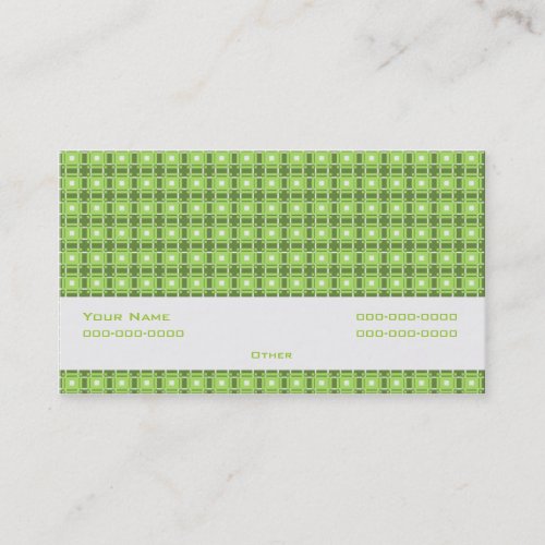 Amity Green Business Card