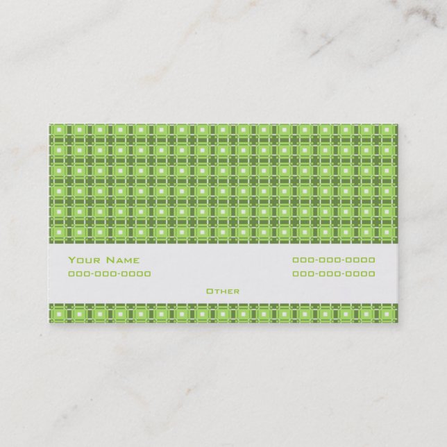 Amity Green Business Card (Front)