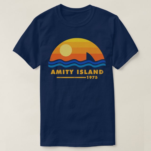 Amity Island 1975 T-Shirt (Design Front)