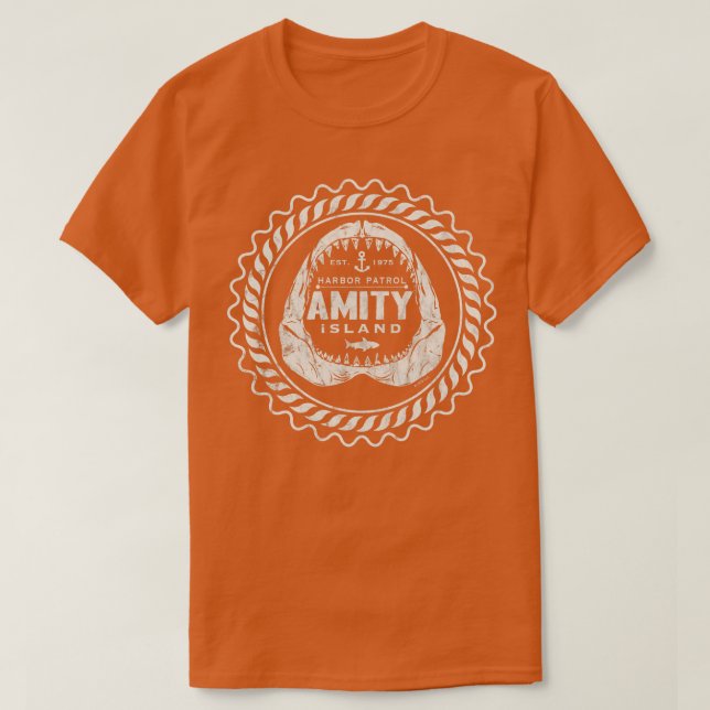 Amity Island Harbor Patrol T-Shirt (Design Front)