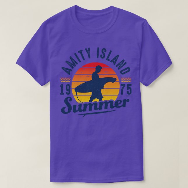 Amity Island Summer 0f 75 Universal UCS LLC T-Shirt (Design Front)