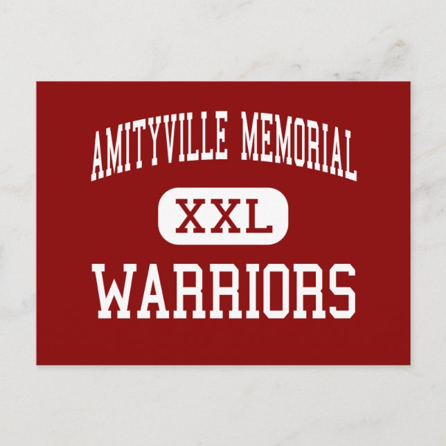 Amityville Memorial - Warriors - High - Amityville Postcard (Front)