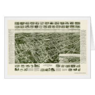 Amityville, NY Panoramic Map - 1925
