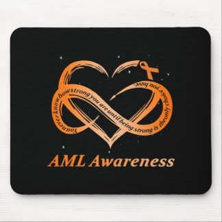 AML Warrior I'm Fine Acute Myeloid Leukemia Awaren Mouse Pad