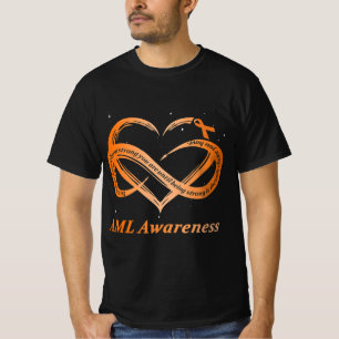 AML Warrior I'm Fine Acute Myeloid Leukemia Awaren T-Shirt