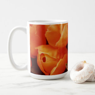 Amma ~ An Array of Orange Tulips Coffee Mug