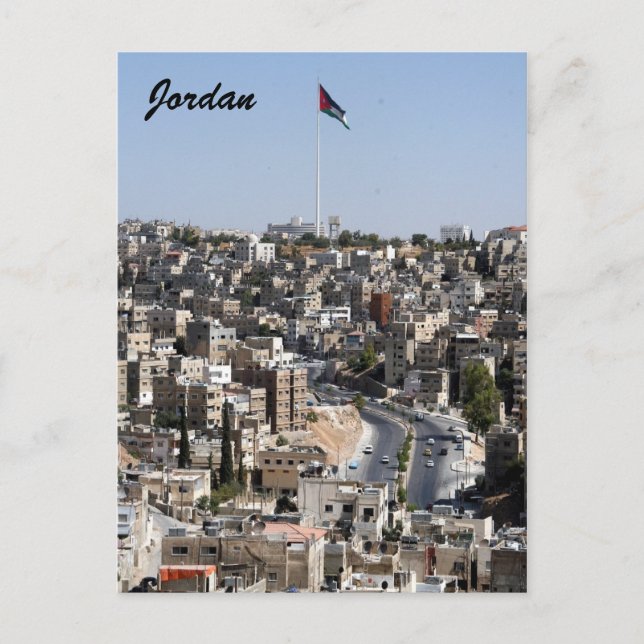 amman city jordan postcard (Front)