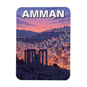 Amman Jordan Travel Magnet