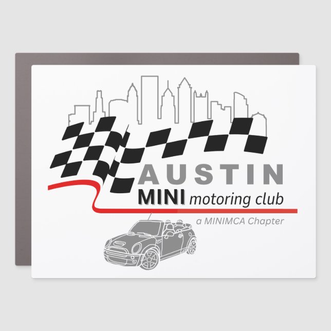 AMMC Club Car Door Magnet 12 x 18 (Front)