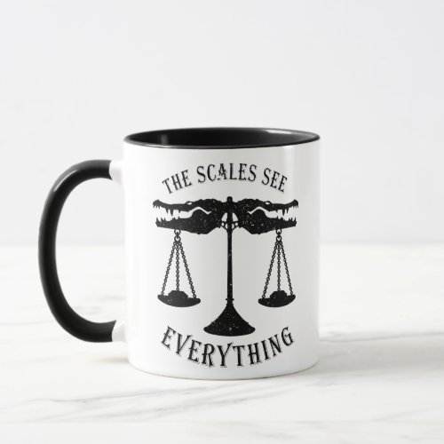 Ammit _ The Scales See Everything Mug