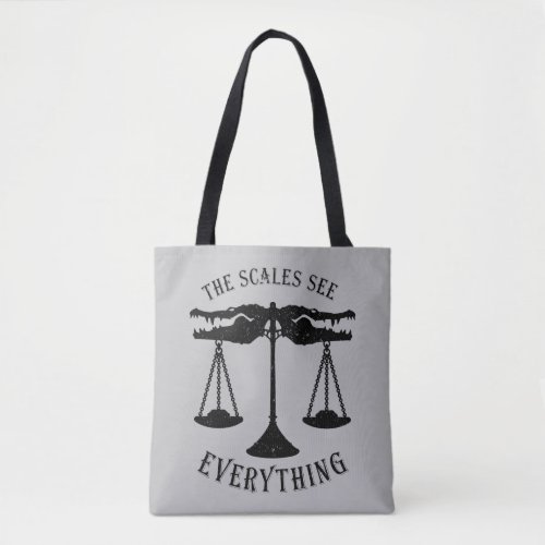 Ammit _ The Scales See Everything Tote Bag