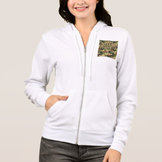 AMMO Apparel Classic Army Print Full-Zip Woman's Hoodie