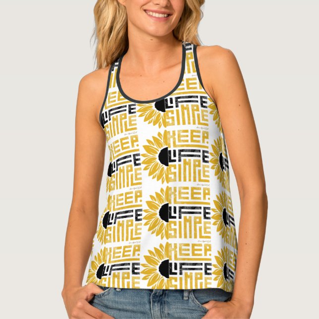 Ammo Apparel USA Keep Life Simple Woman's Tank Top (Front)