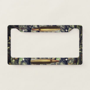 Ammo Bullet Hunting License Plate Frame