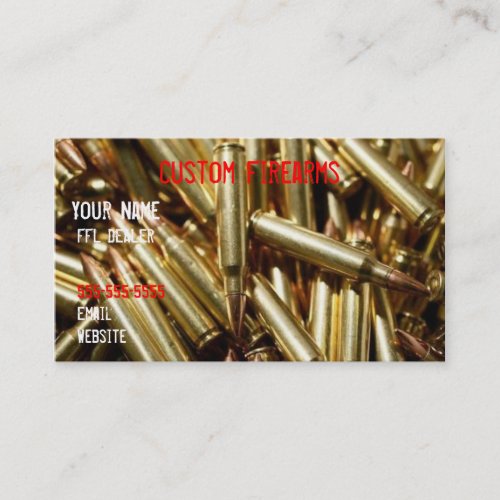 Ammo card business card