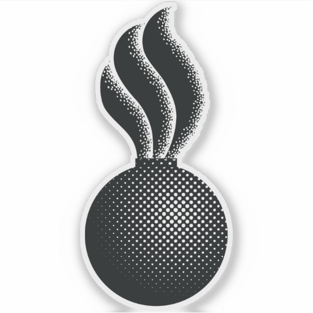 Ammo IYAYAS pitch pot halftone Sticker (Front)