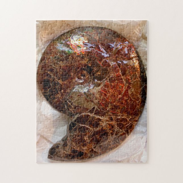 Ammolite Ammonite Jigsaw Puzzle (Vertical)